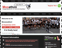 Tablet Screenshot of mooathon.com